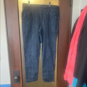 Dark Blue Denim and Co pull-on Jeans